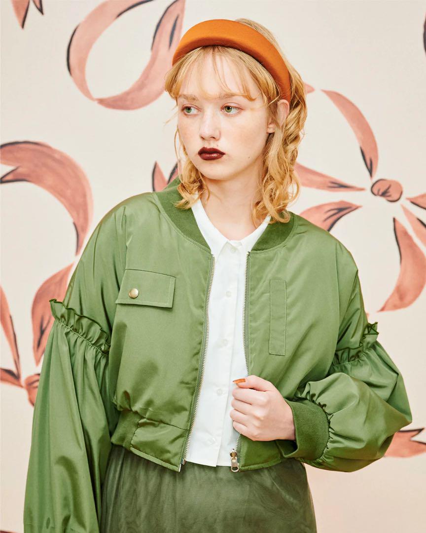 poppy MA-1 ブルゾン カーキ あさぎーにょ 豊か