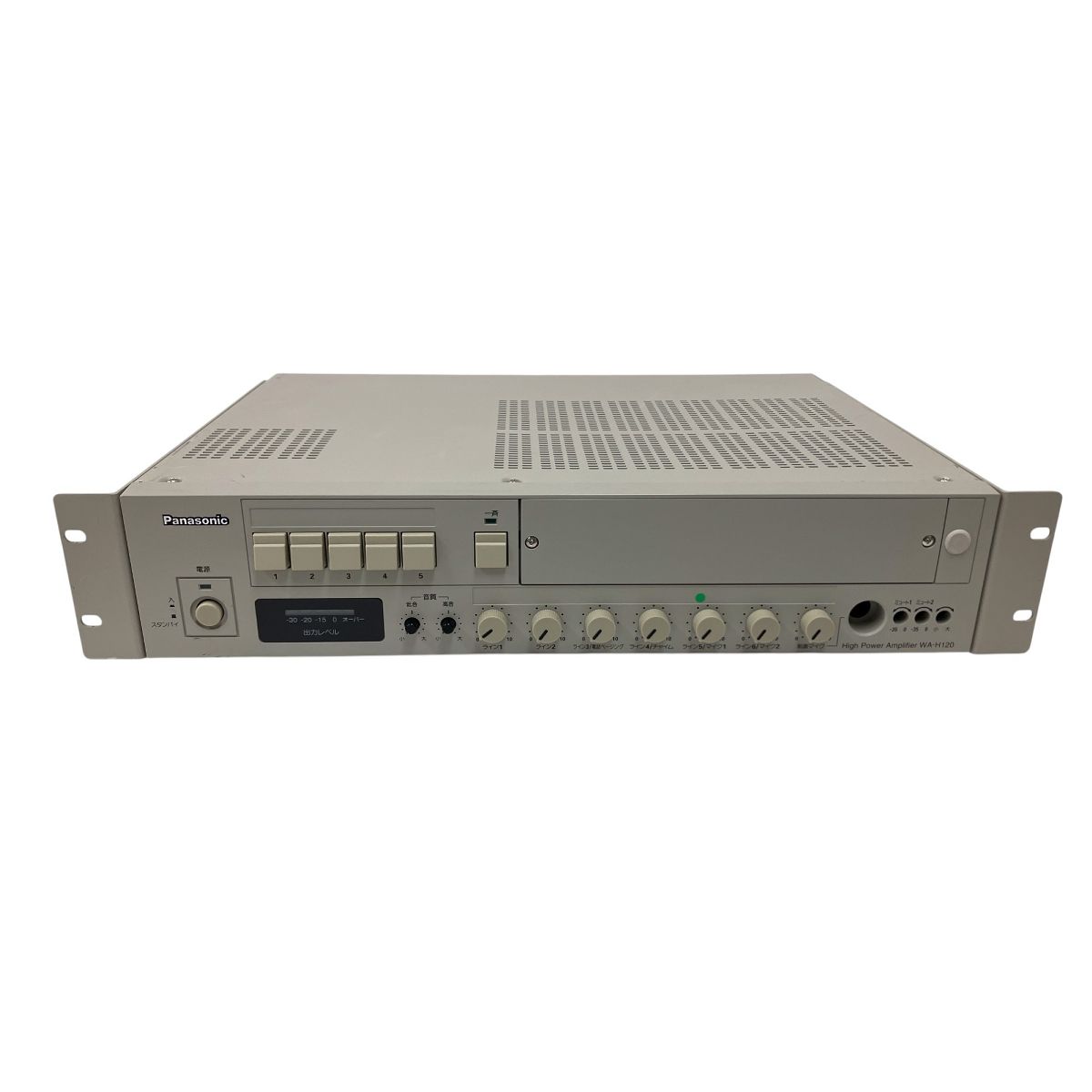 中古品 オーディオ機器 wa-h120 Panasonic ハイパワーアンプ m69737907490_1.jpg?1714097086