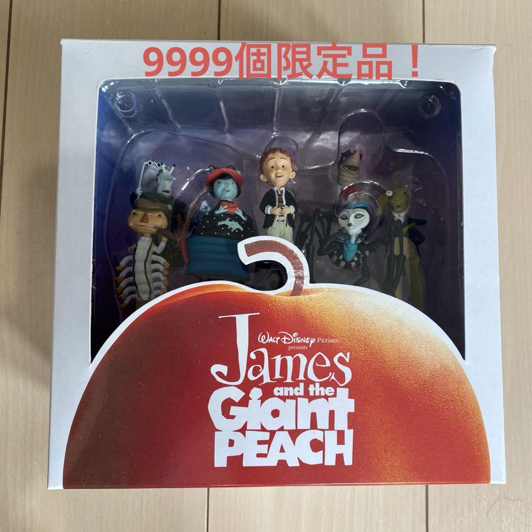 ディズニー ジャイアントピーチ フィギュア　ティム•バートン　限定品 VHS付 希少 ジャイアントピーチ フィギュア ビデオ 限定 9999 ティム
