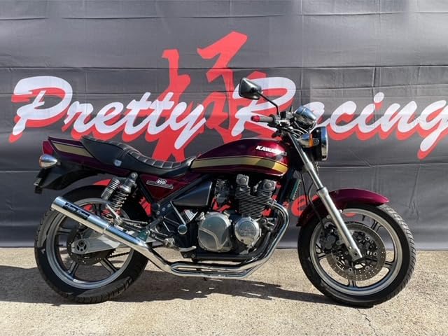 xjr ガニマタブレッド プリティー製 XJR400 ガニマタ ブレット管 ブラック 4HM