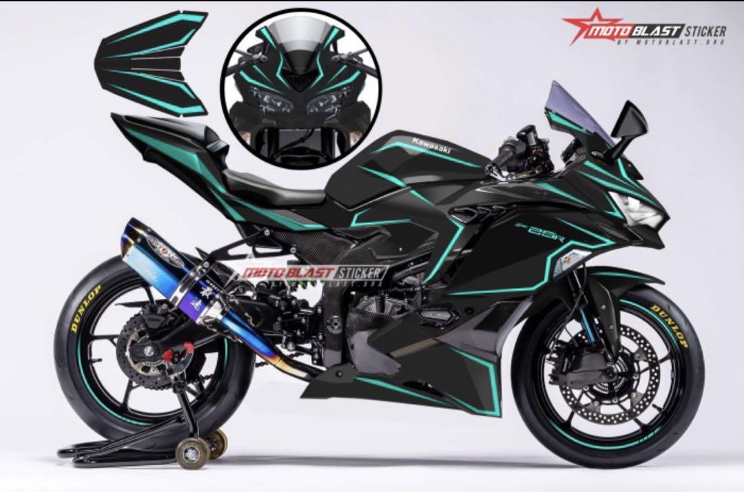 ゆきページ ZX25R カスタムデカールキット（僕のZX-25Rが生まれ変わりました