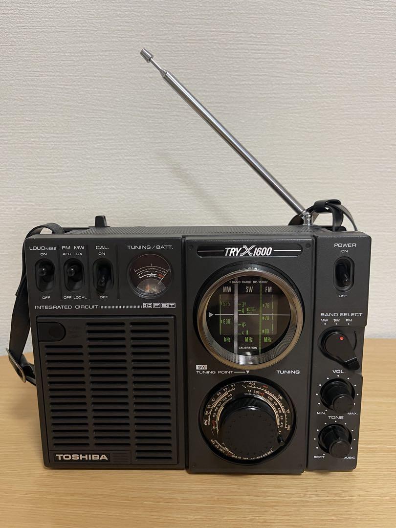 東芝　ラジオ　RP-1600F  TRYX1600 TOSHIBA RP-1600F