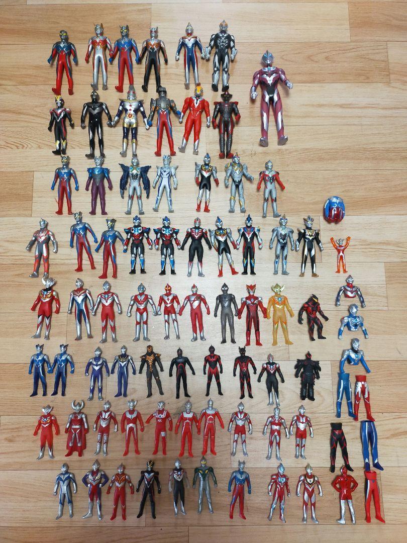 69体セット ウルトラマン ソフビ フィギュア まとめ売り（爆上