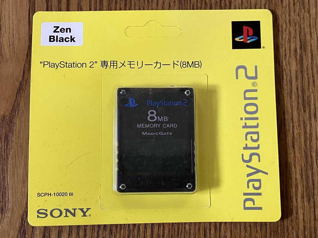 PlayStation 2 専用メモリーカード 8MB ゼンブラック（≪楽しい