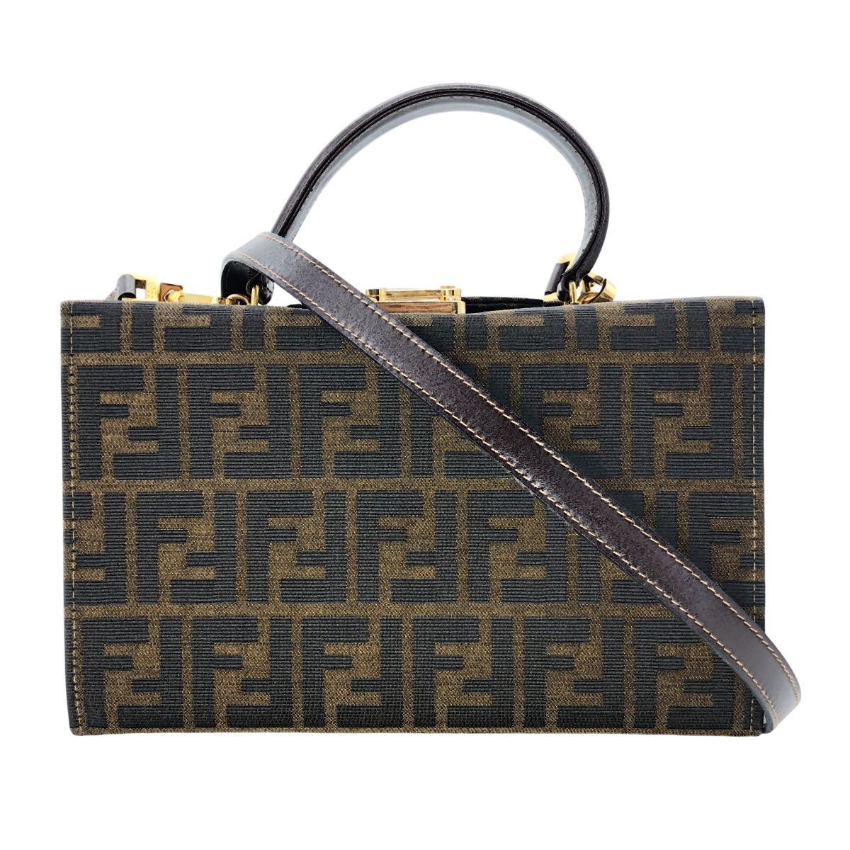 中古】 Fendi フェンディ バニティ ショルダーバッグ トランク