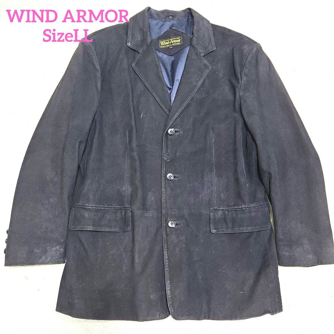 Wind Armor ムートン フライトジャケット 羊革 ニチワ ボマー 防寒 Wind Armor ムートン/ニット ジャケット S メンズ ニチワ 羊革
