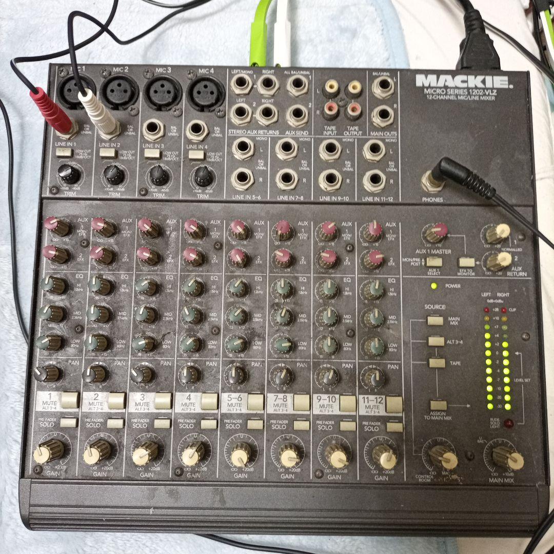 MACKIE 1202-VLZ アナログミキサー 12チャンネル（mackie 1202