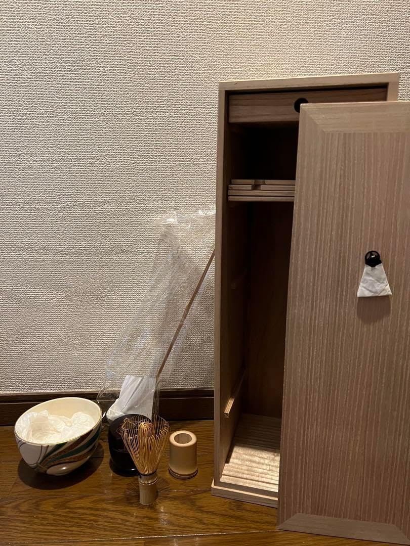 茶道具セット 木製収納箱付き 茶道具セット 木製収納箱付き （茶道セット 賢明 陶器製茶器と