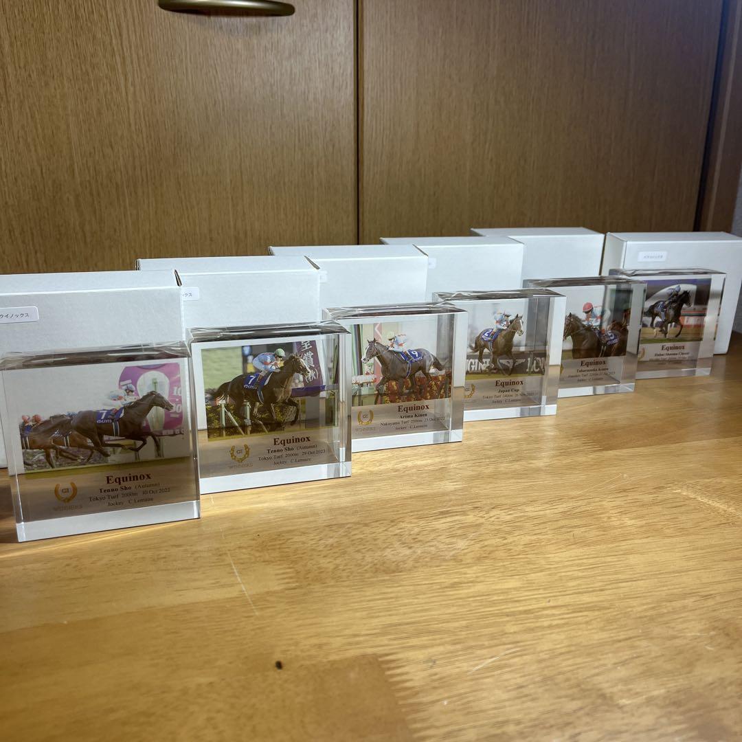 イクイノックス 6冠 アクリルオブジェ セット 最終値下げ（イク