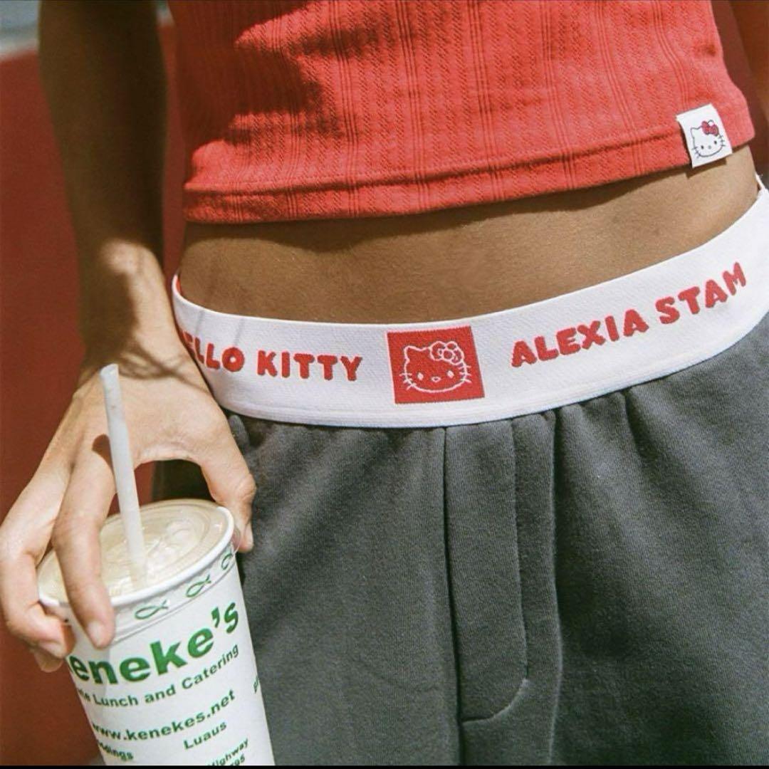 alexia stam アリシアスタン サンリオ キティ 限定コラボ スウェット alexia stam アリシアスタン サンリオ キティ 限定コラボ