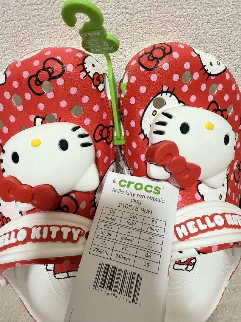 セール】クロックス 「ハローキティ」 レッド クラシック