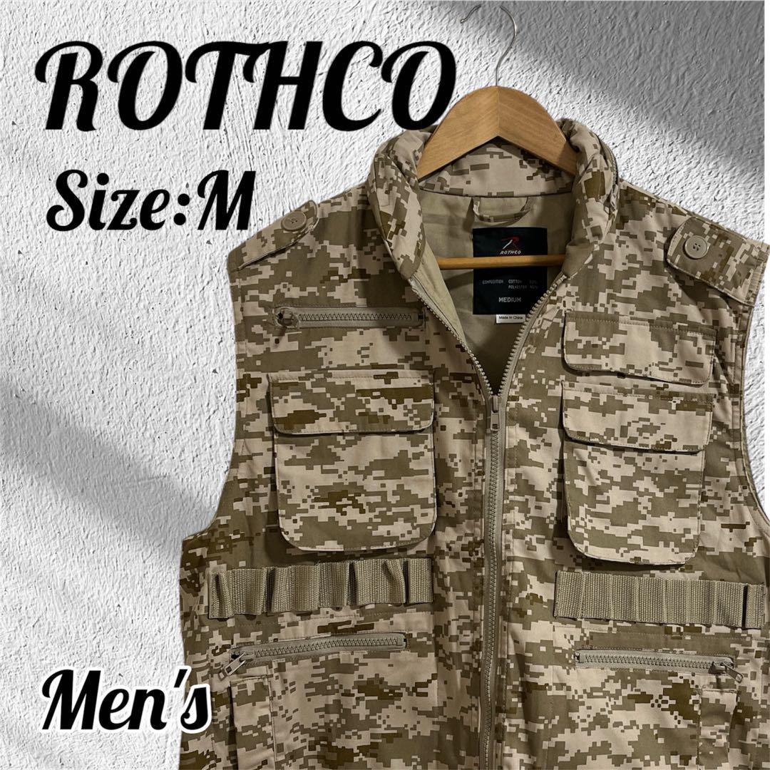 本格派ま！ 美品 M（ROTHCO アーミーデジタルカモ レンジャーベスト ROTHCO ウェア
