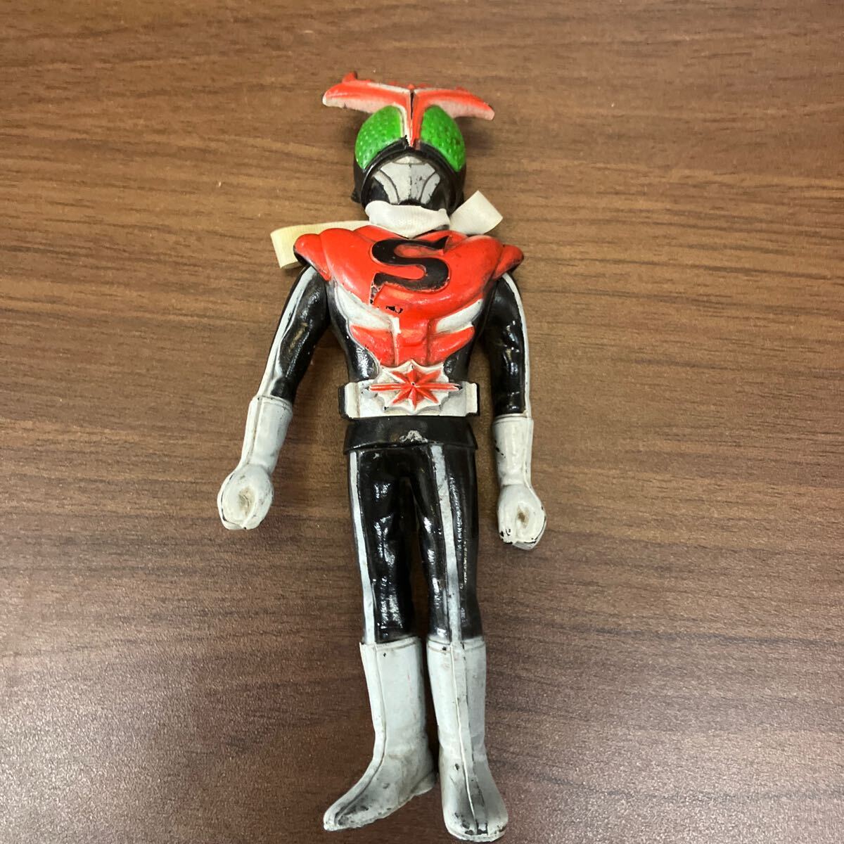 ◇当時物◇ 仮面ライダーストロンガー ソフビ ポピー 昭和レトロ