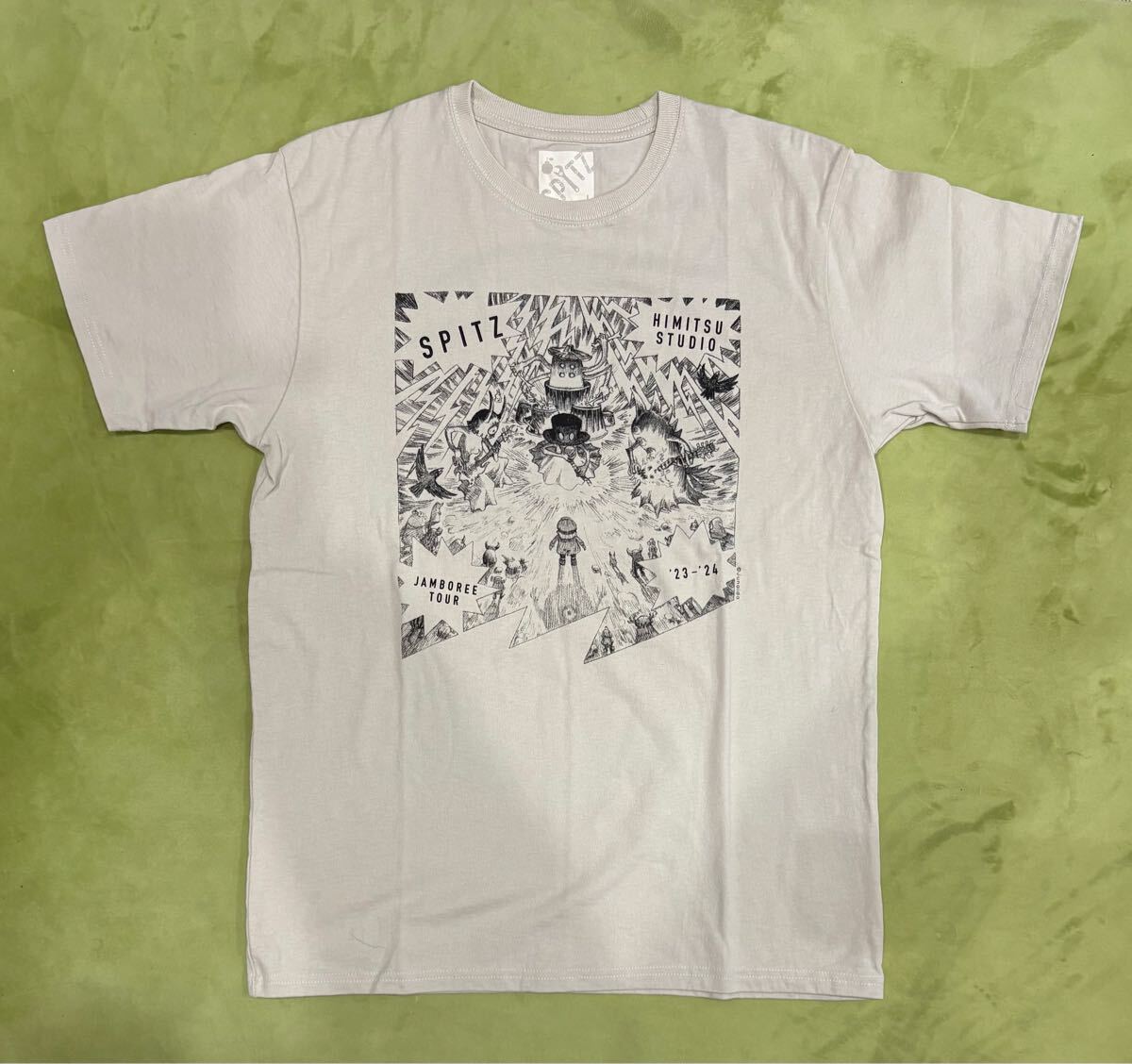 スピッツ SPITZ HIMITSU STUDIOスタッフTシャツ スピッツ SPITZ ひみつスタジオ i-Oヘッド Tシャツ Mサイズ