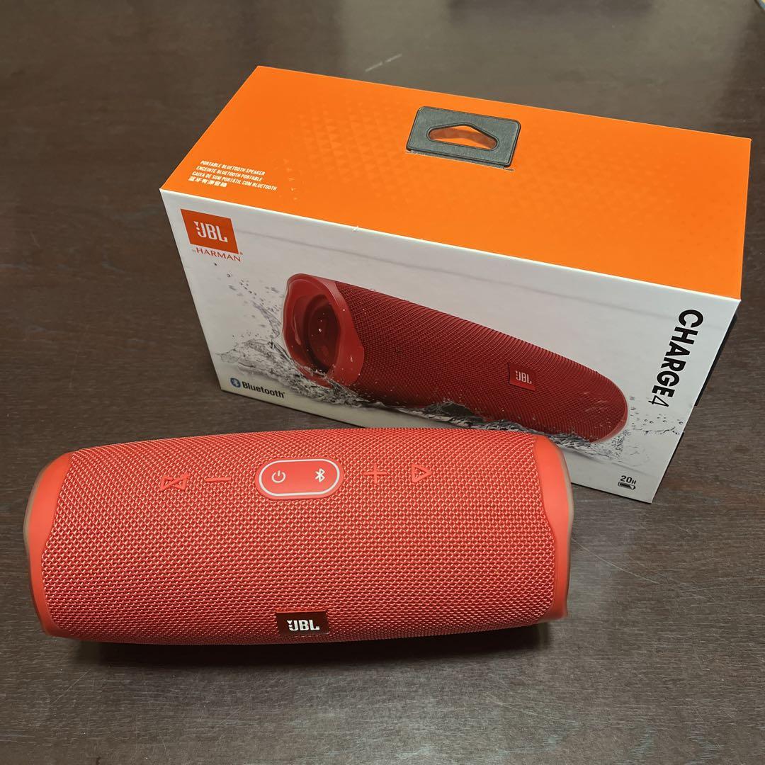 JBL CHARGE4 ワイヤレススピーカー レッド（JBLのBluetooth
