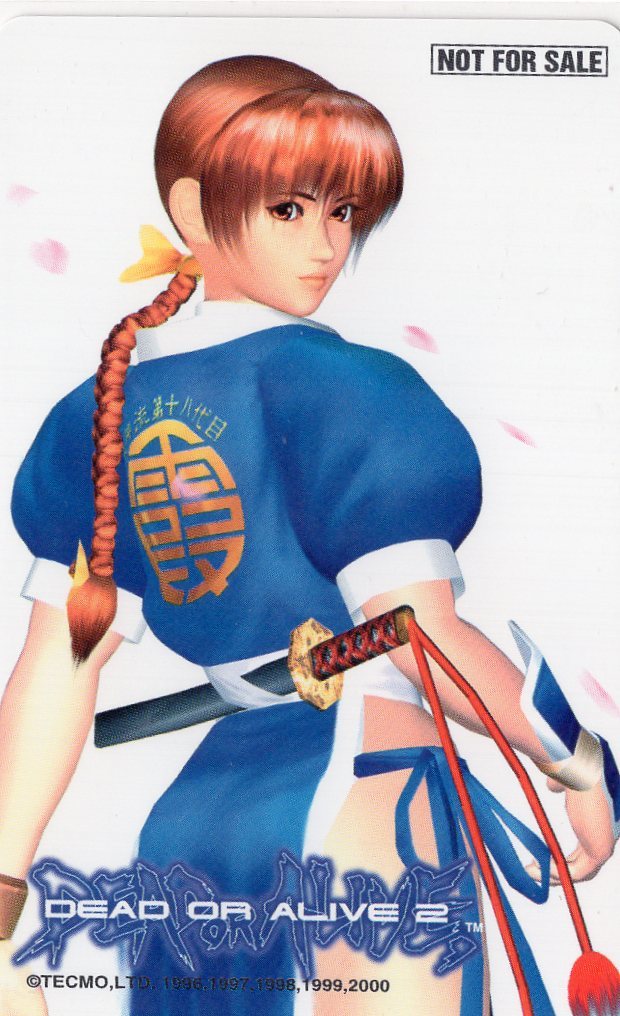 TECMO「DEAD OR ALIVE 2/デッドオアアライブ」非売品テレカ11081