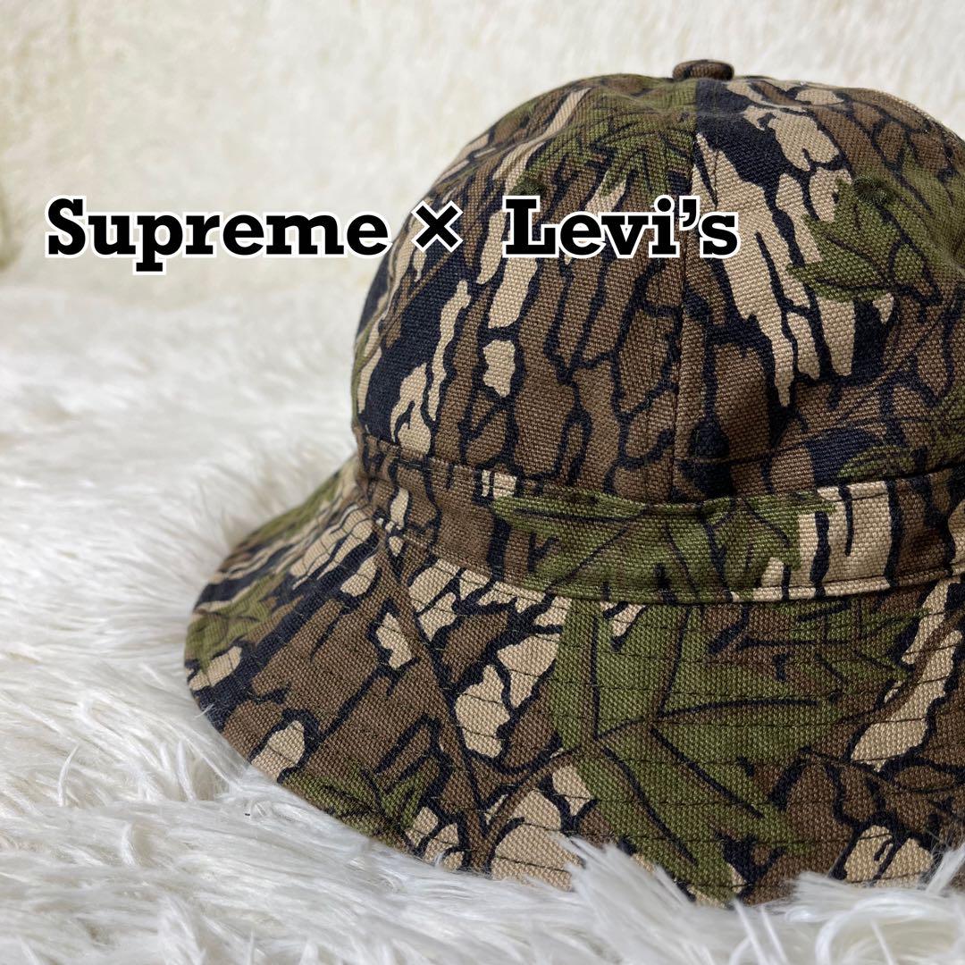 Supreme × Levi’s リアルツリー　バケットハット　USA製 Supreme×Levi's コラボ real tree バケットハット13aw