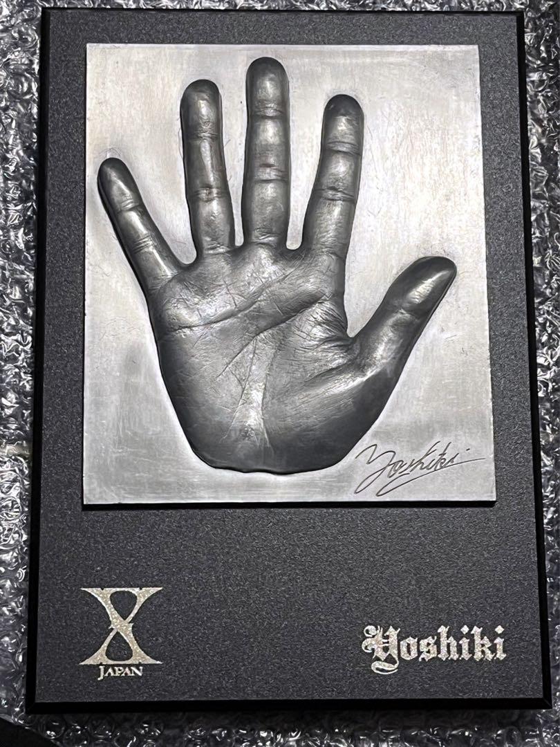 ラスト賞】YOSHIKI 手形 彫刻 レプリカ X JAPAN（YOSHIKIさんの