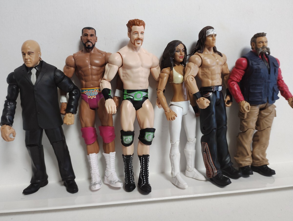 稀少☆マテル社版 WWEプロレスフィギュア☆色々6種セット