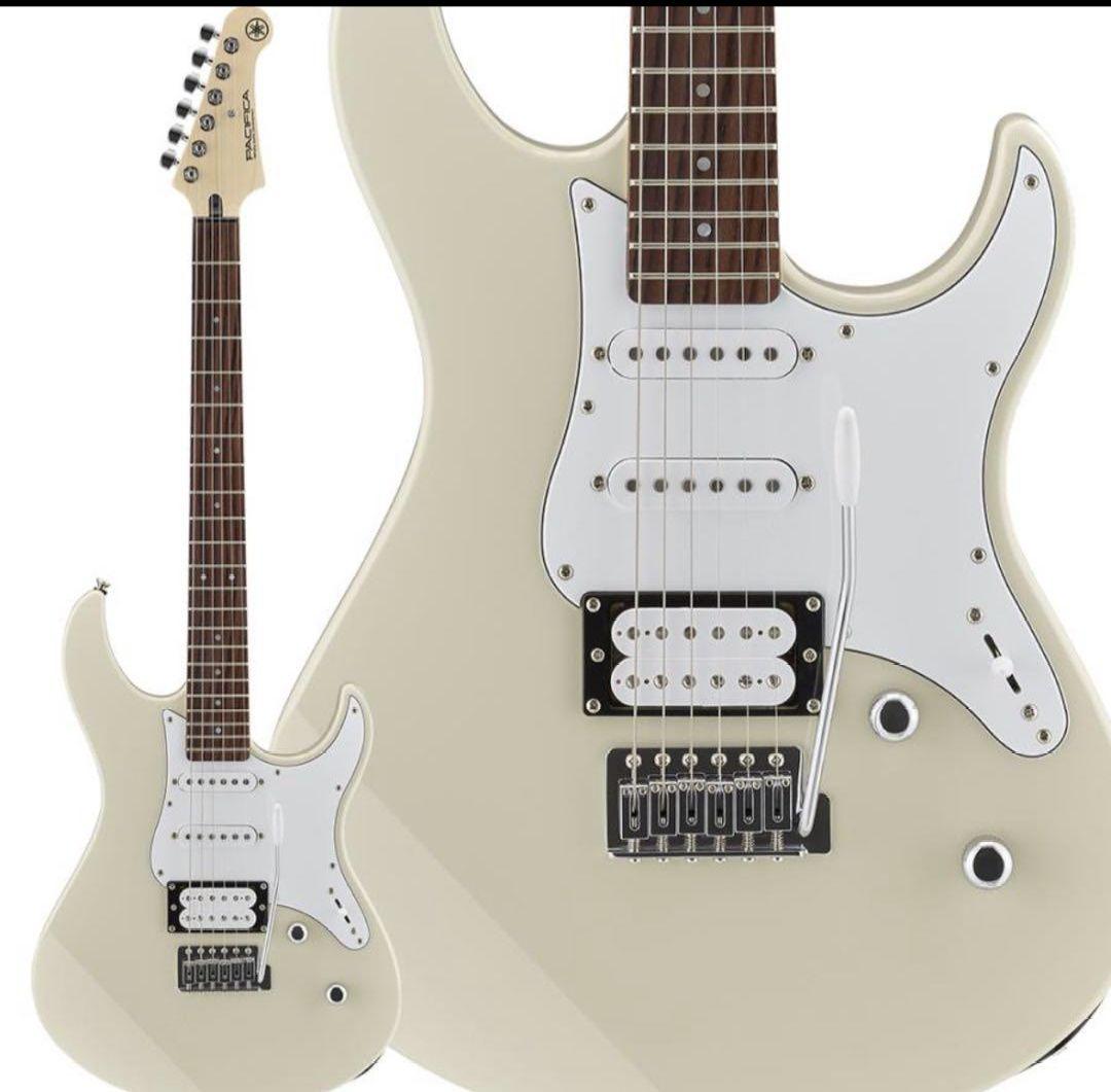YAMAHA SE203 ホワイト ビンテージエレキギター Yamaha Se203 Black/Cream White Strat Style Electric Guitar