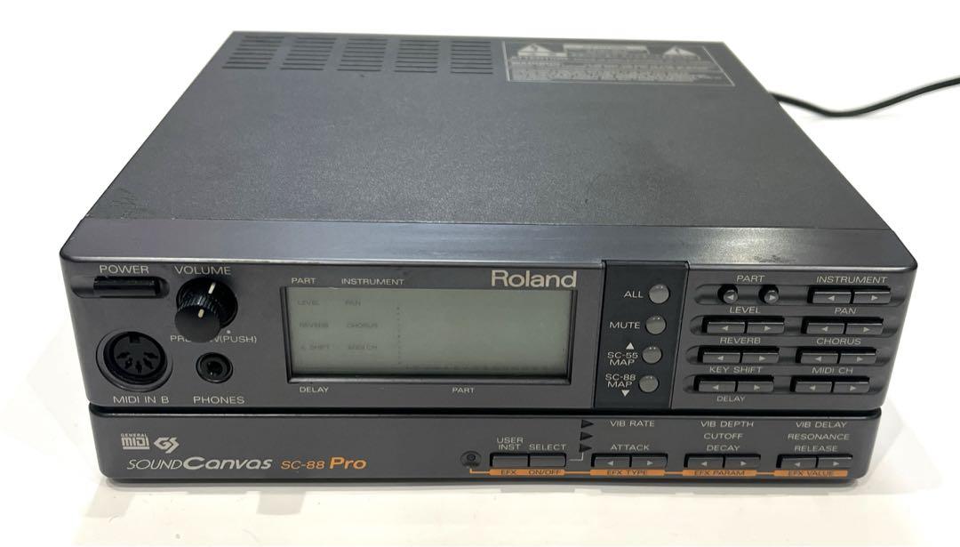 RolandSOUNDCanvas SC-88 Pro音源モジュール（楽器フェアで参考