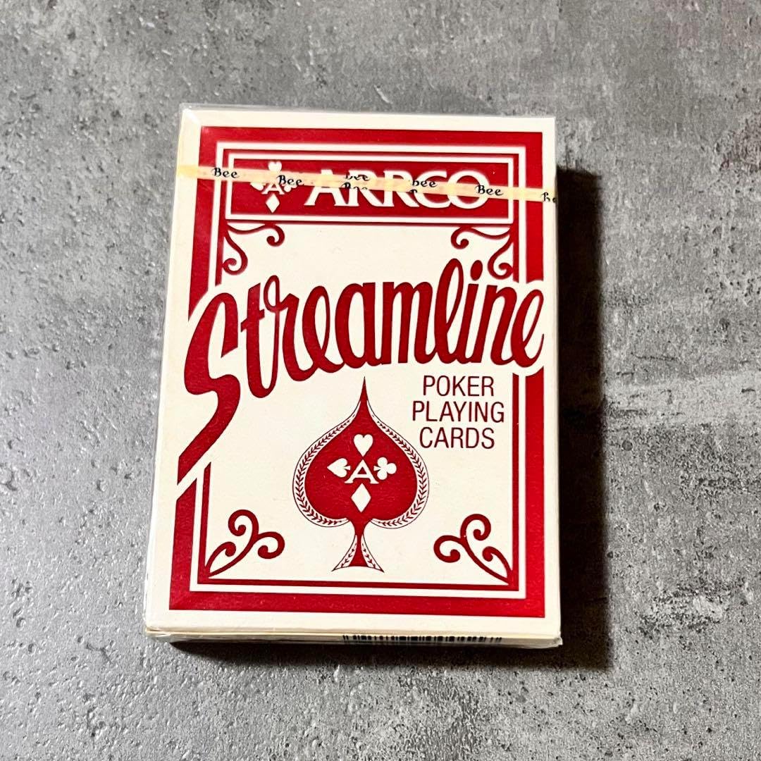 ARRCO Streamline 赤　トランプ　デック ARRCO Streamline 赤トランプデック