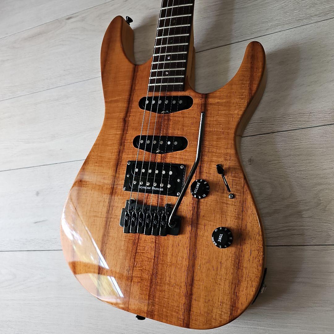 ESP SEC-280DT KOA エレキギター（美しいコア材を使用した