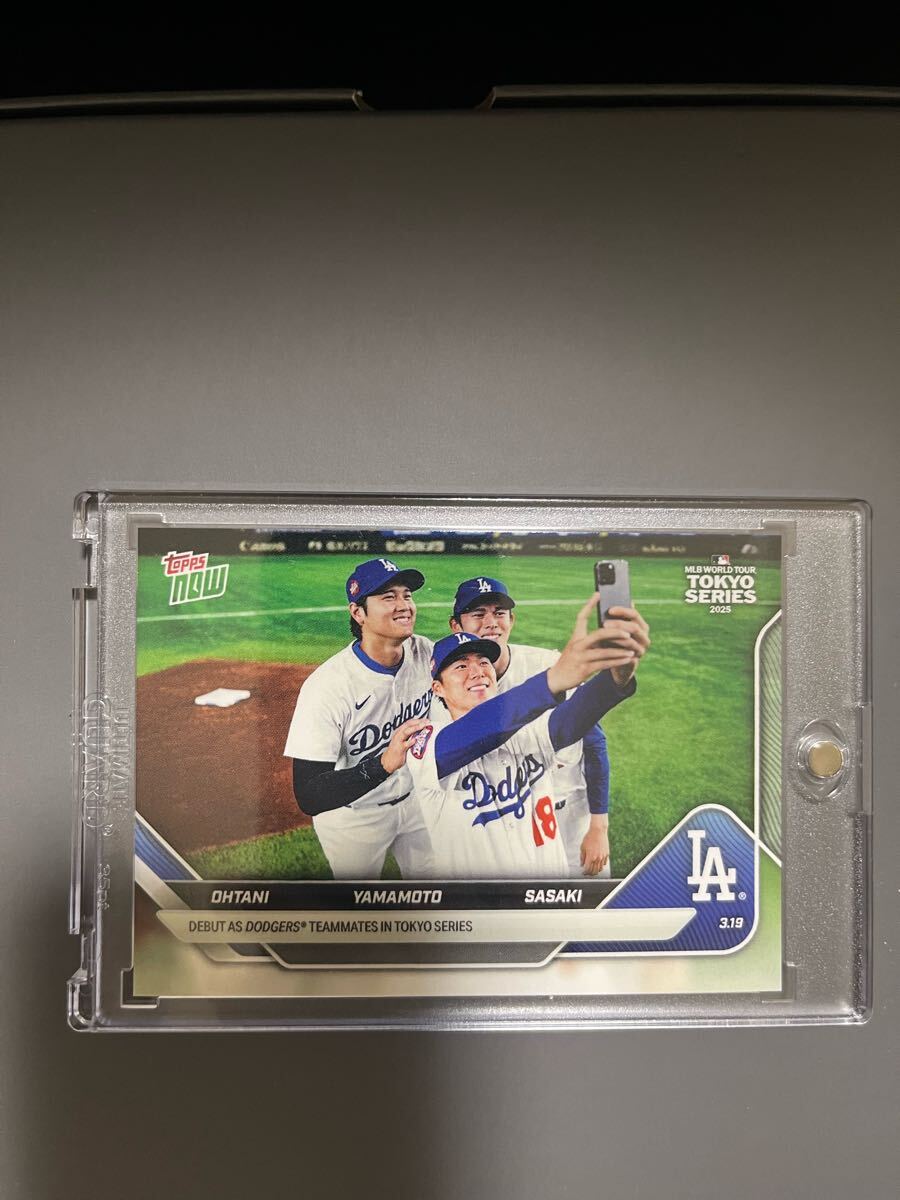 MLB Topps NOW SP 大谷翔平山本由伸佐々木朗希 東京シリーズ