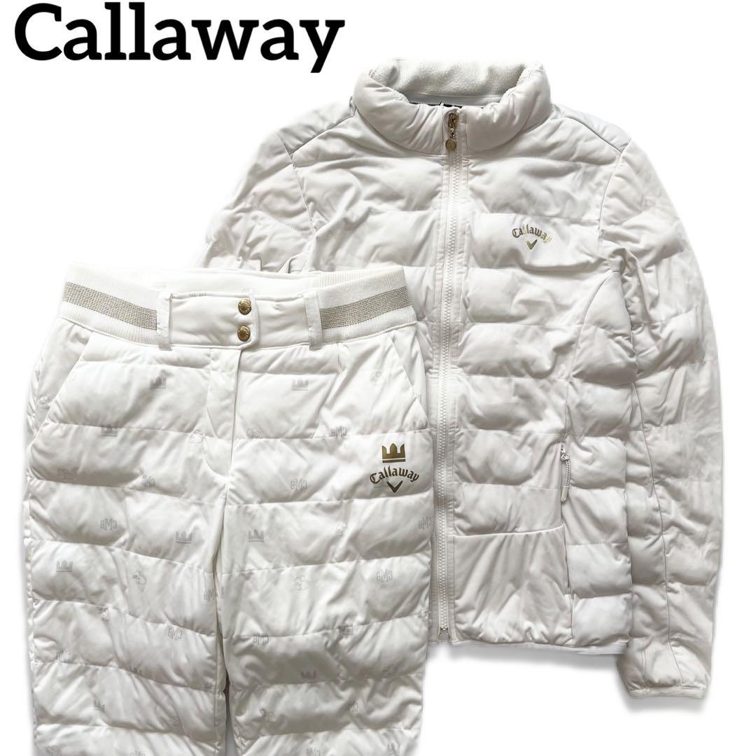 Callaway キャロウェイ　セットアップ　ダウンジャケット　パンツ　中綿入り Callaway キャロウェイ セットアップ ダウンジャケット パンツ
