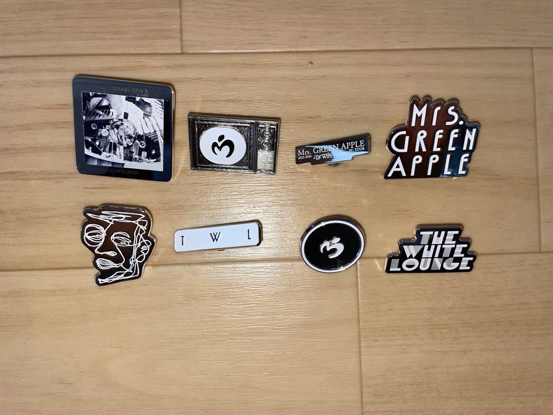 Mrs. GREEN APPLE The White Lounge ピンバッジ（ミセスグリーン