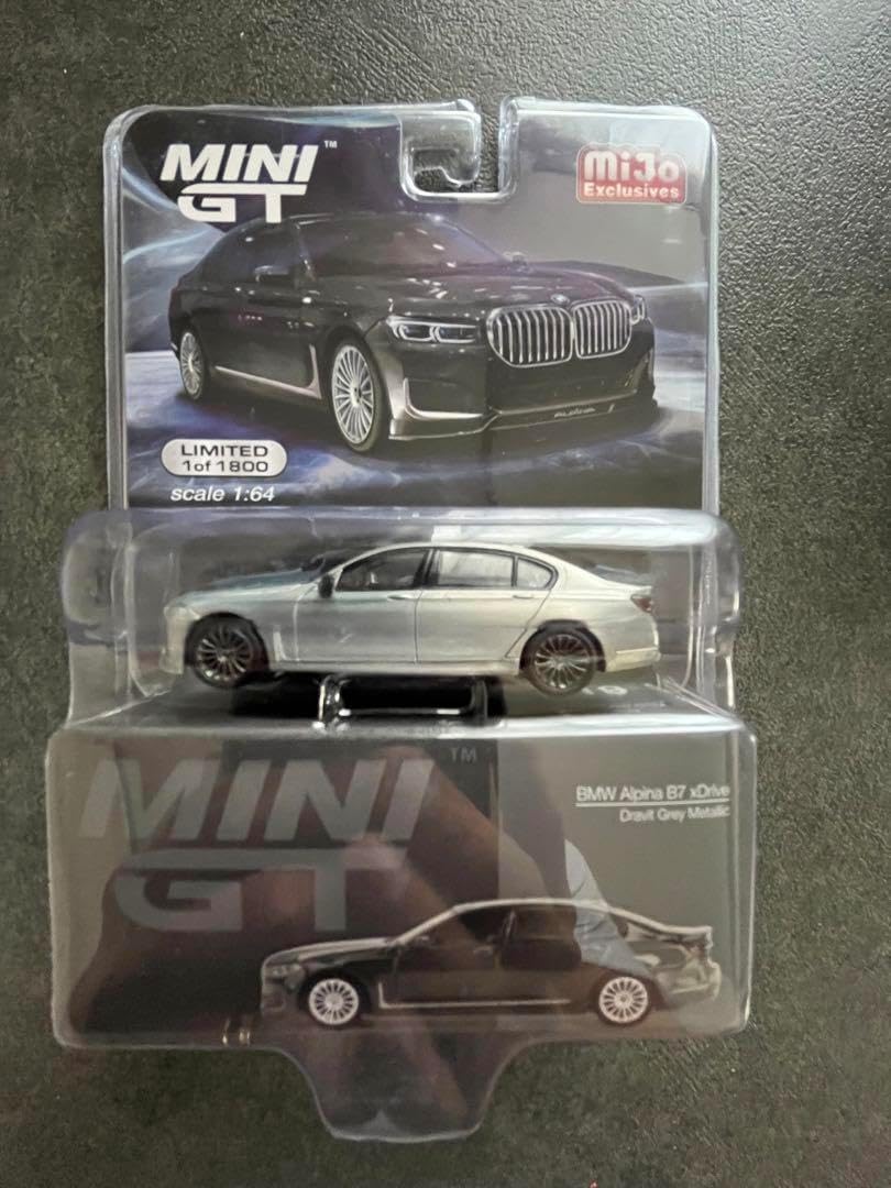 ミニカー Mini GT Alpina B7 xDrive ( Chase > 619) MINI GT #619 1/64 BMW Alpina B7 xDrive Dravit Grey Metallic