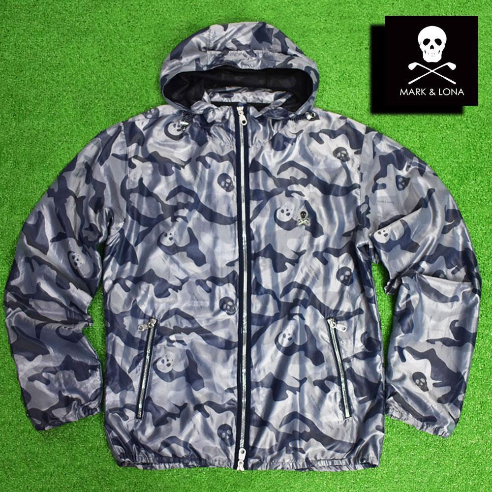 MARK&LONA ゴルフ フードジャケット【camo/48】超美品！ MARK&LONA ゴルフ フードジャケット【camo/48】超美品！（ゴルフ