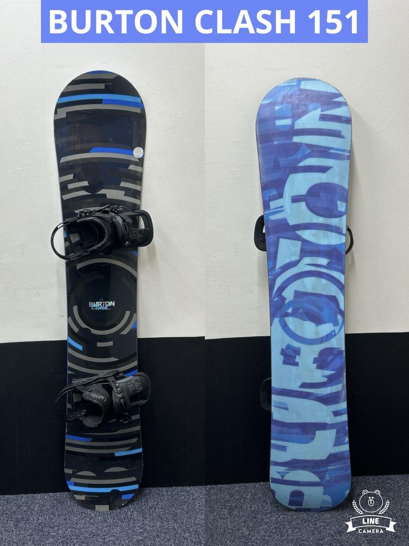 中古 BURTON 言い CLASH 151cmセット(RE-705)