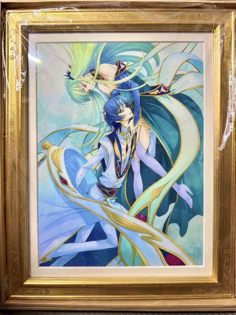 コードギアス　複製原画　ルルーシュ C.C 木村貴宏 コードギアス 複製原画 ルルーシュ C.C 木村貴宏 咲きほこっ