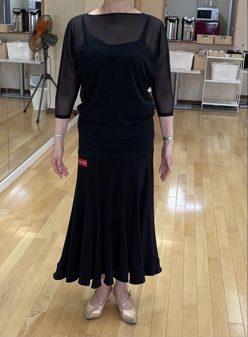Prima Bellaレッスンウェア ワンピース 七分袖 Mサイズ Prima Bellaレッスンウェア ワンピース 七分袖 Mサイズ（社交