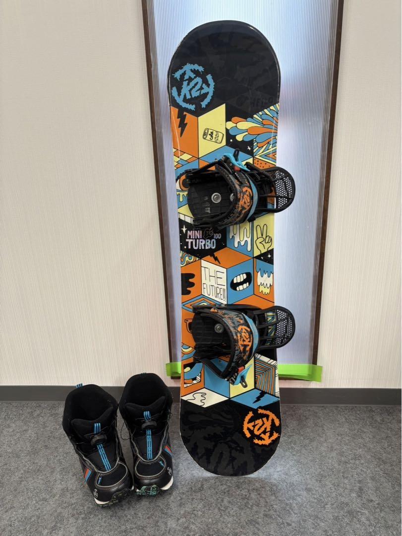 K2 MINI TURBO 100㎝ スノーボード キッズ ブーツ 18.5
