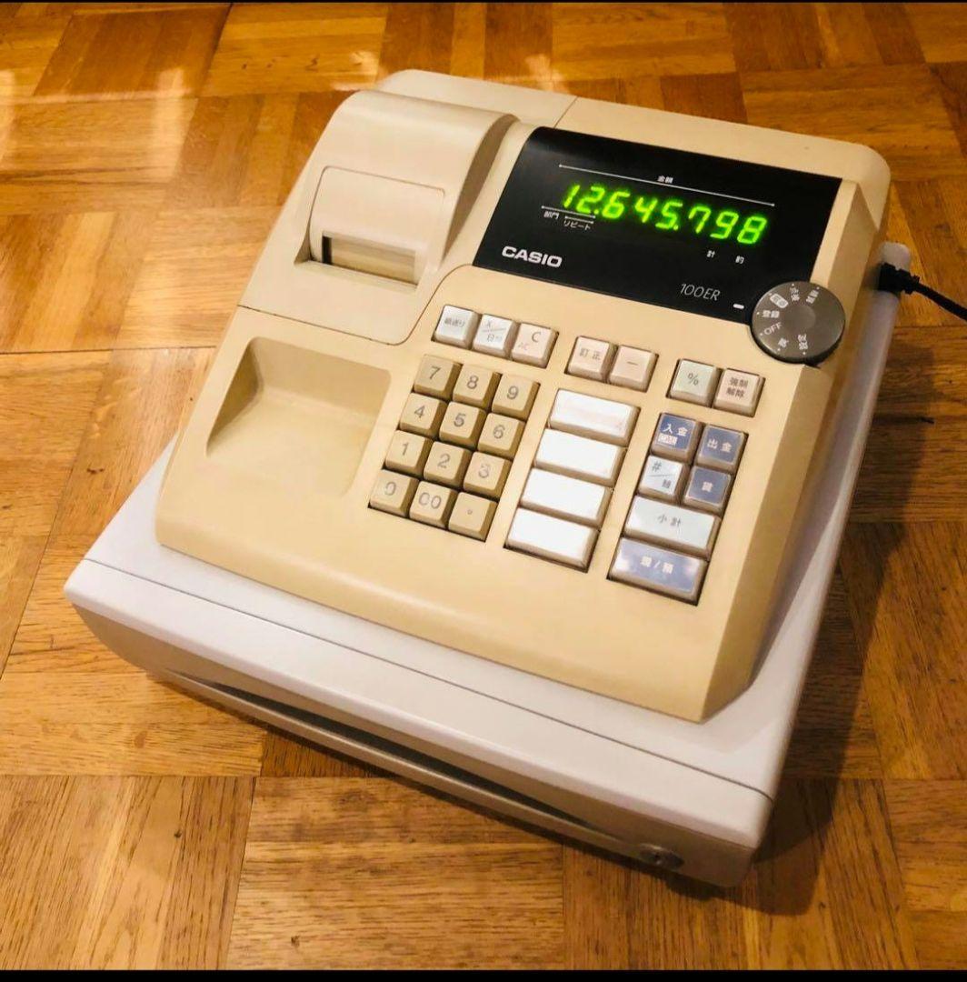 カシオレジスター 100ER 簡単便利特殊 CASIOコンパクト