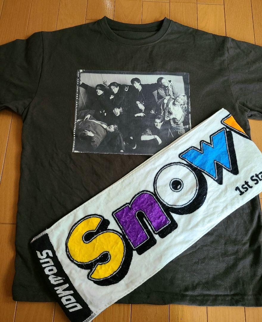 SnowMan Snow World Tシャツ（肖像ver）とマフラータオル（1st