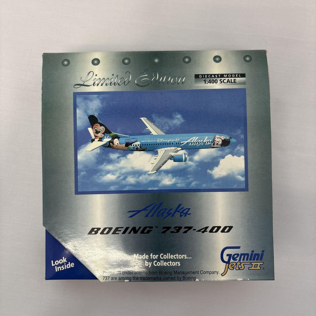 ディズニーAlaska Airlines B 737-400 特別版　3機セット Gemini Jets 1:400 Alaska Airlines N784AS Boeing 737-400