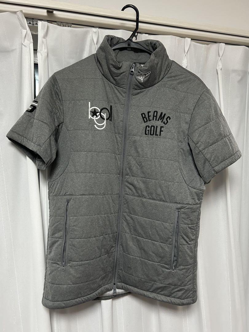 サイズ：L BEAMS GOLF ビームスゴルフ  フード付 裏起毛 ジップベスト  グレー系 [240101439782] ゴルフウェア メンズ ストスト BEAMS GOLF /メンズ/ゴルフ/ベスト/グレー （サイズ：L BEAMS