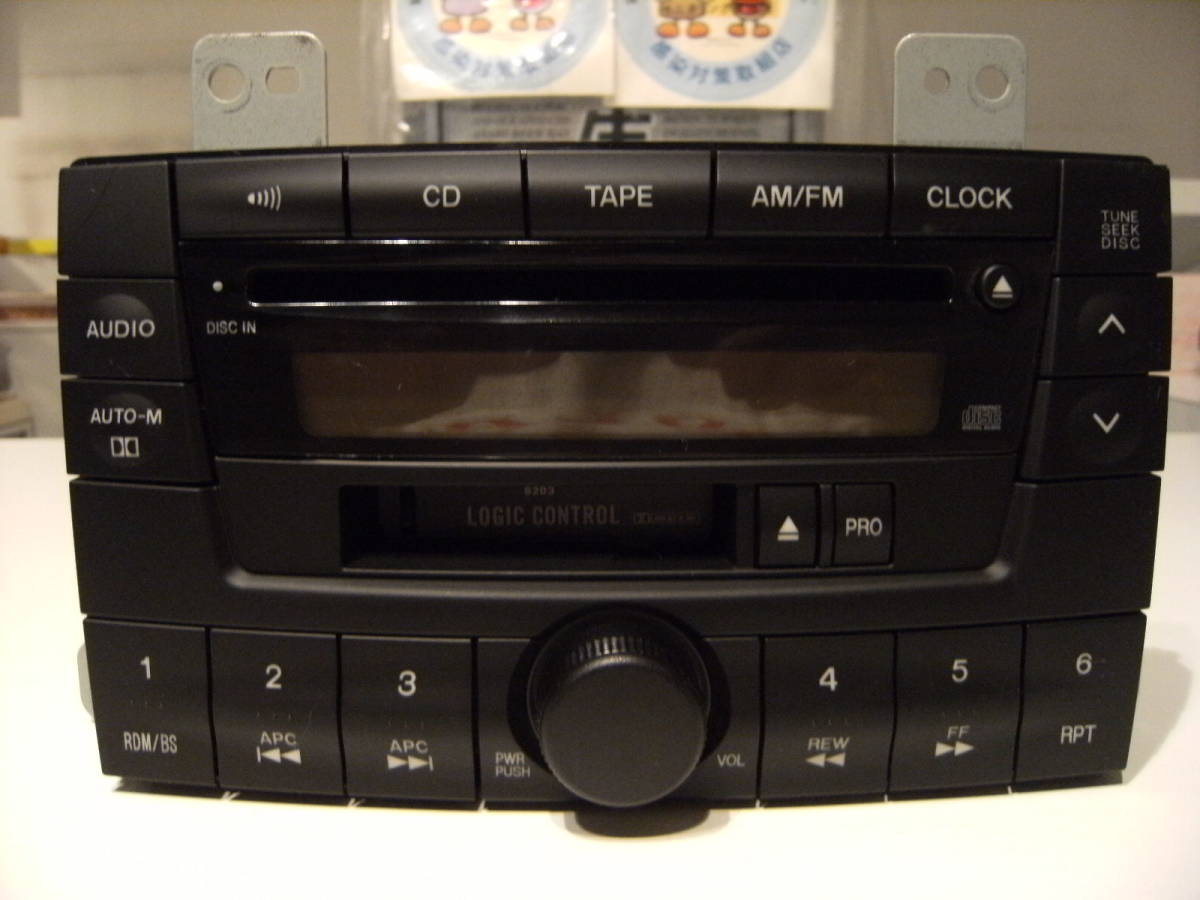 昭和レトロ 90年代☆パイオニア CD カセット ラジオ カー