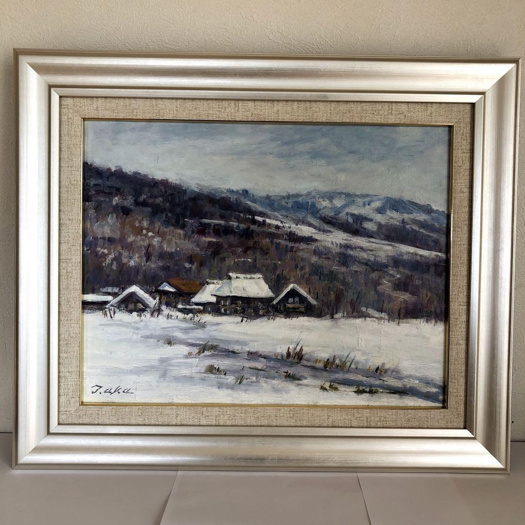 絵画　油絵　日本の原風景　妻籠　ミニ美 楽天市場】妻籠宿 油絵の通販