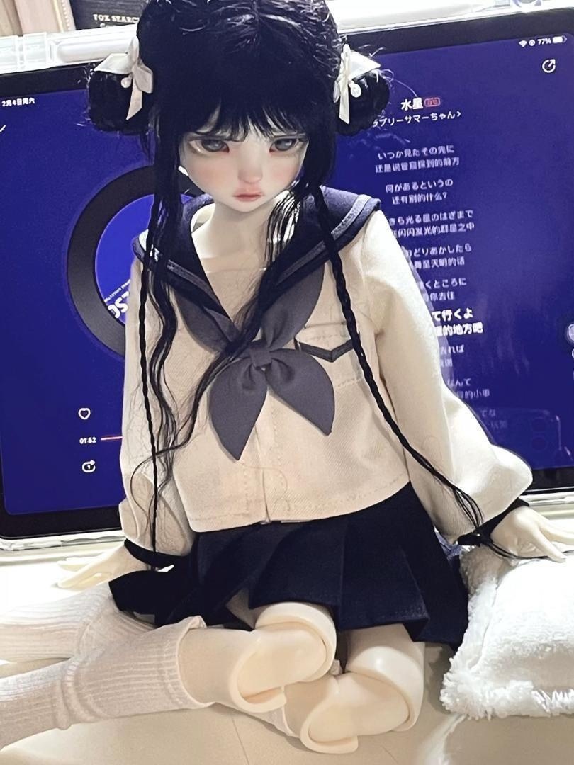 ディーラー製 ドール服 MDD さしかかる 1/4 ドレス 制服 球体