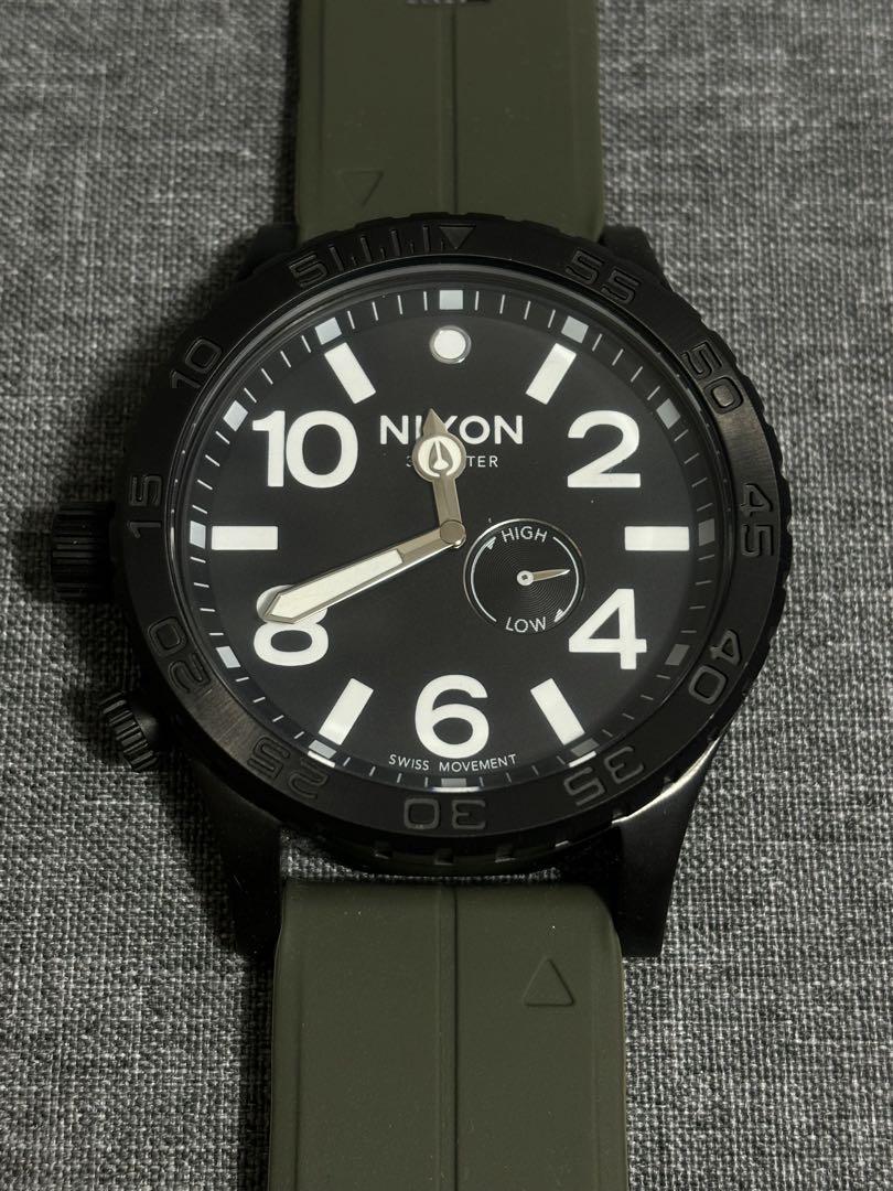 NIXON ニクソン　51-30 タイドグラフ　SV/BK ニクソン 腕時計 51-30 A057-680 タイドグラフ ブラック