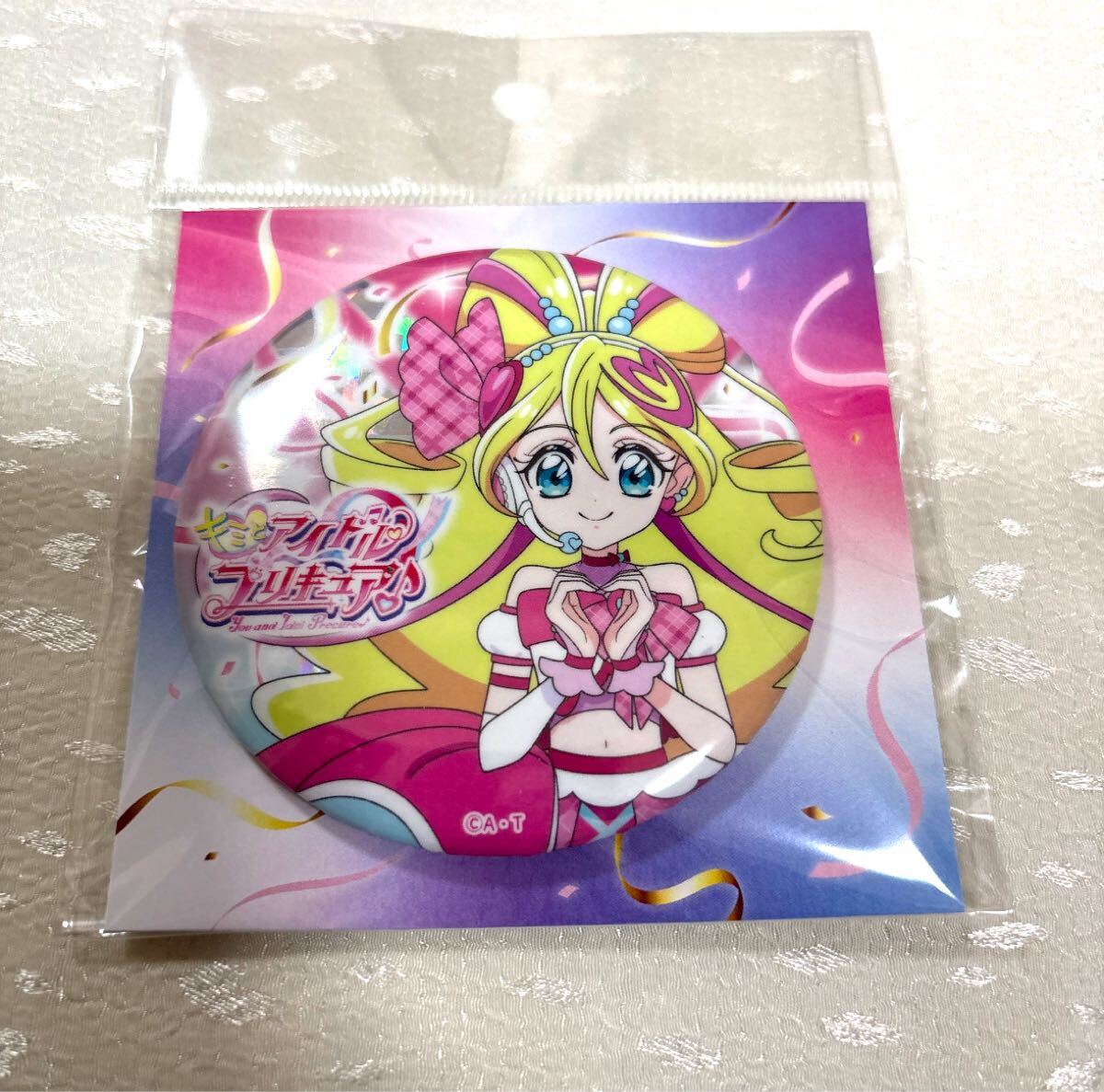 未使用 扱う キュアアイドル キラキラ缶バッジ プリティストア