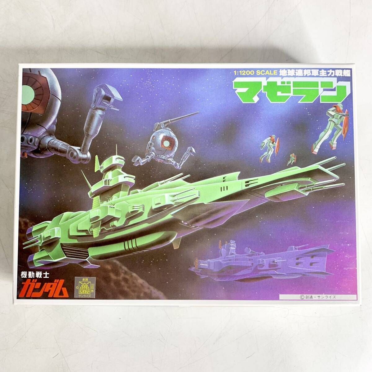 ② 未組立 バンダイ 1/1200 機動戦士ガンダム 地球連邦軍主力