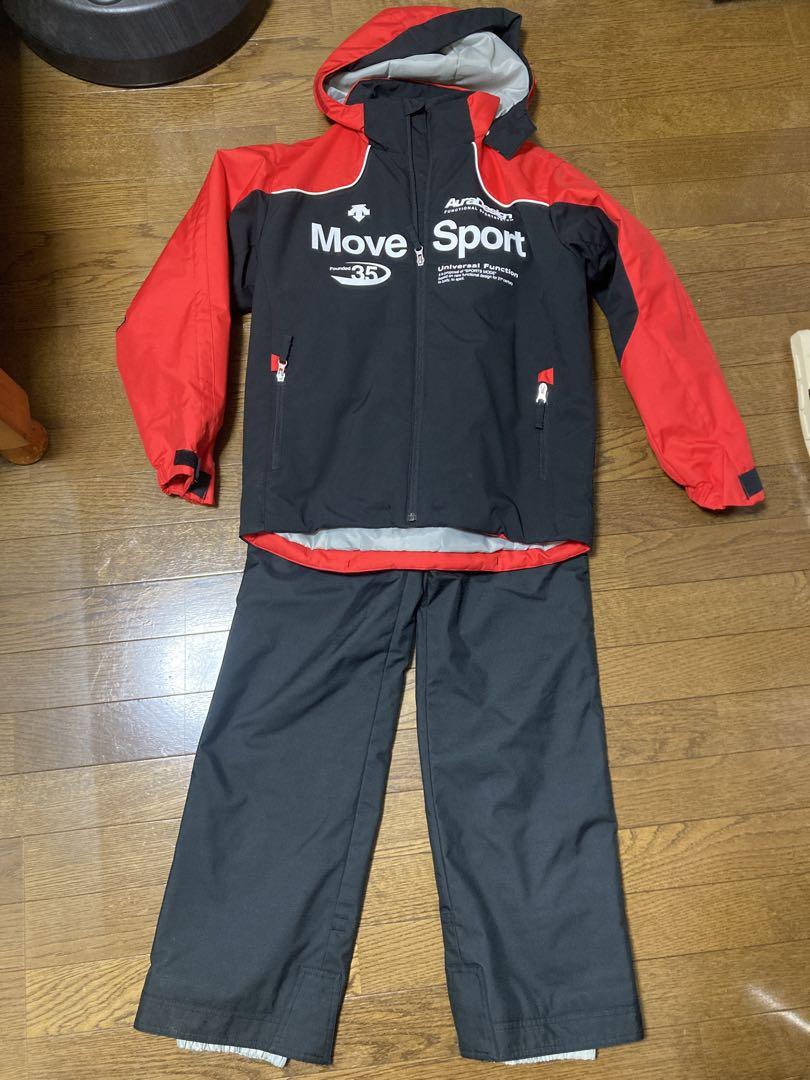 DESCENTE Move Sport スキーウェア 子ども用 黒/赤 デサント（DESCENTE）（キッズ）スキーウエア ジュニア 上下
