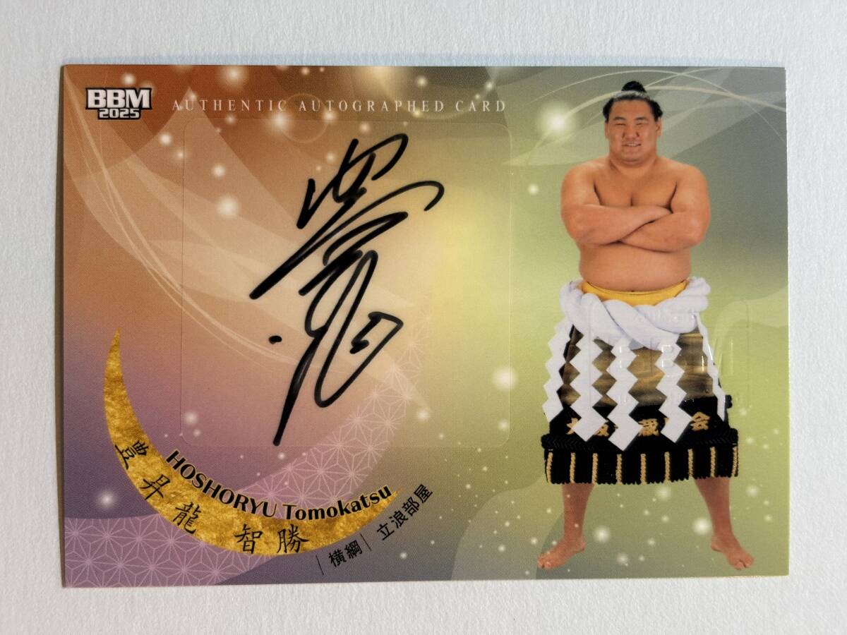 豊昇龍 智勝 横綱 立浪部屋 2025 BBM 大相撲カード 和 30枚限定