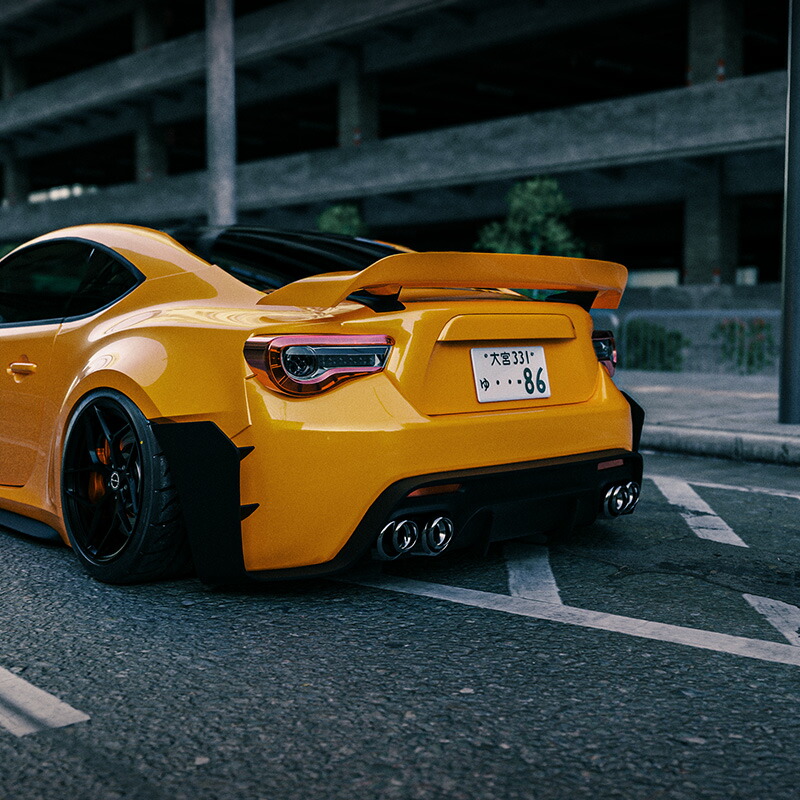 86 BRZ リア スポイラー ウィング ダックテール ZN6 ZA6