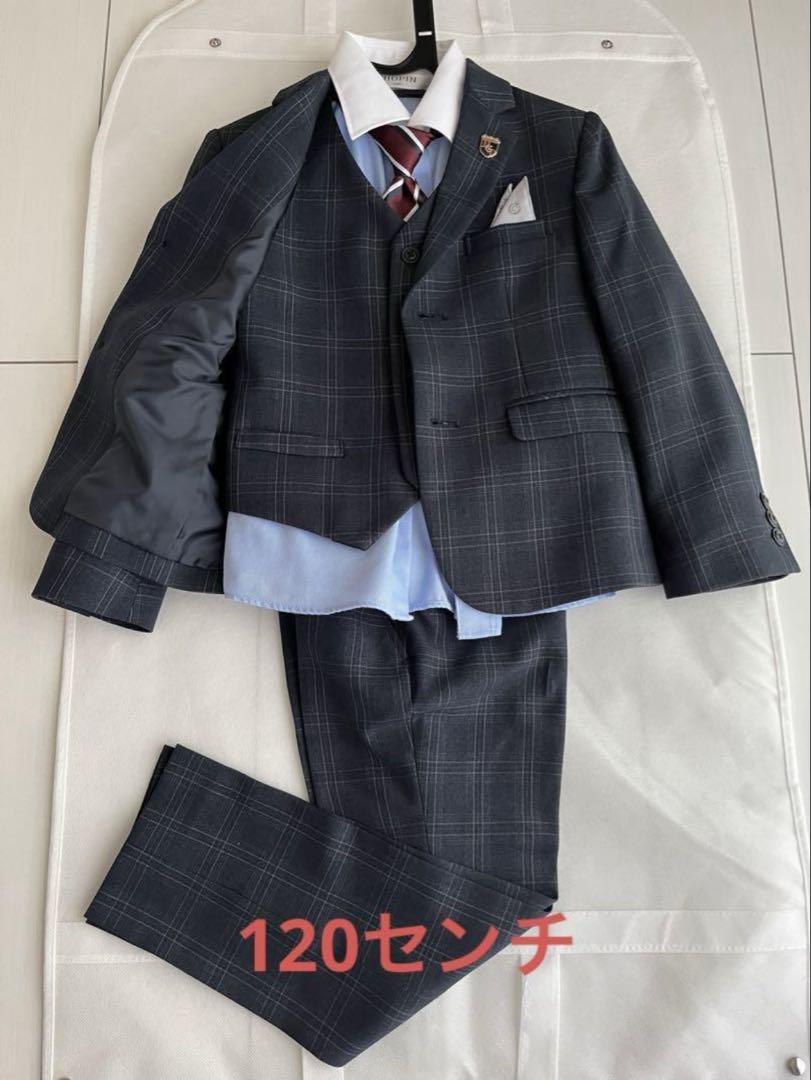 【新品タグ付】Chopin ショパン 三点セット グレンチェック 165cm グレンチェックスリーピーススーツセット 7点セット 150 160